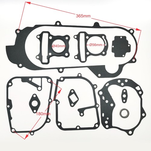 Engine gasket set for gy6 - engine,